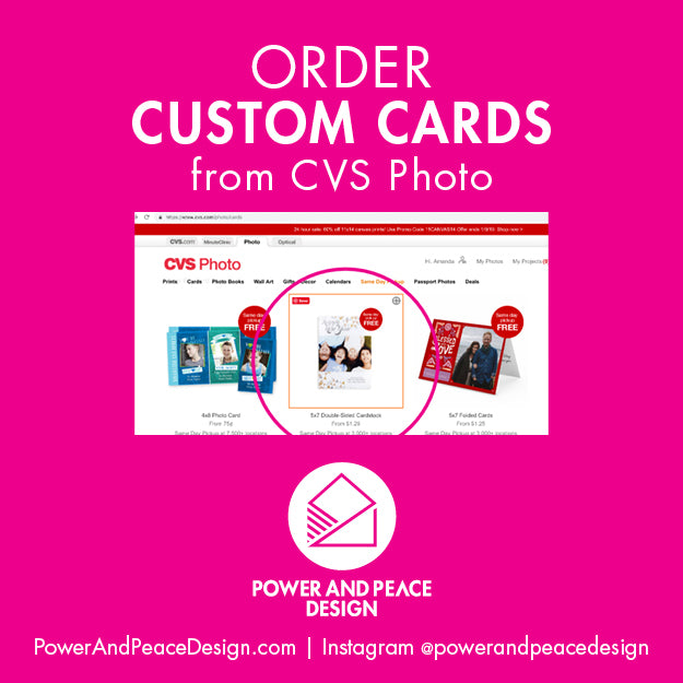 Order Custom Cards from CVS Photo