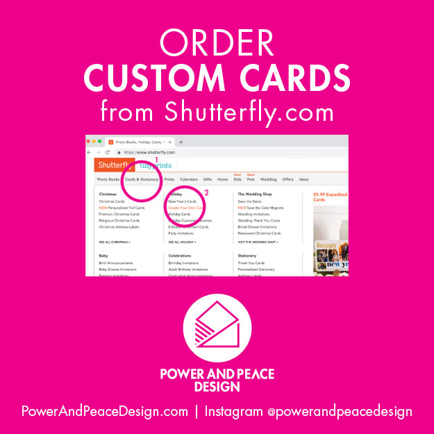 Order Custom Cards from Shutterfly