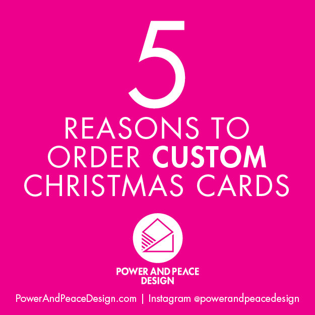 Five Reasons to Order Custom Christmas Cards