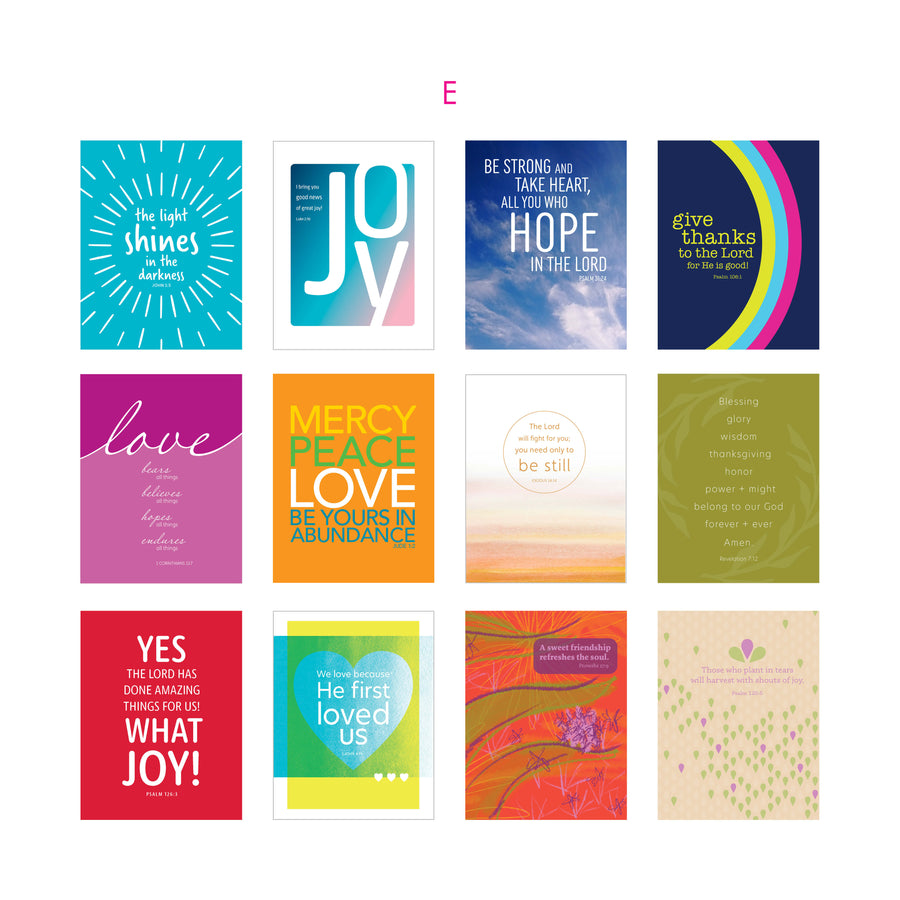 blank Christian greeting cards for many occasions